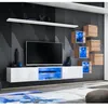 Image de Ensemble Meuble TV "Switch XXI" 260cm Blanc & Naturel
