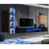 Image de Ensemble Meuble TV "Switch XXVI" 320cm Noir & Naturel