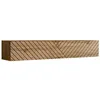 Image de Banc TV Mural Design "Switch Lamel" 180cm Naturel Rainuré