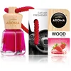 Image de Désodorisant Voiture Aroma Wood Bottle Senteur Fraise 4ml