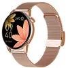 Image de Montre Connectée FW58 Vanad Pro IP68 avec Bracelet en Maille Milanaise Maxcom Dorée