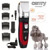 Image de Tondeuse pour Chiens/Animaux de Compagnie électrique Faible Bruit et Vibration Camry CR 2821 Rouge