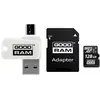 Image de Goodram M1A4-1280R12 carte mémoire 128 Go MicroSDHC Classe 10 UHS-I - Haute capacité SD (Mic (128 Go, microSDHC, microSDXC, U1, UHS-I), Carte mémoire, Noir, Blanc