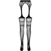 Image de Passion, Femmes, Sous-vêtements, S026 Medias Con Liguero Negro Talla Unica, Noir, (Une unité par pack, Taille unique)