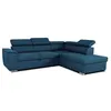 Image de Canapé d’angle convertible réversible CASAPY DAYTONA bleu 260x216