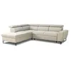 Image de Canapé d’angle convertible CASAPY KASIMIR Beige 258x219 cm
