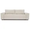 Image de Canape droit en.casa 4 places en velours blanc 86 x 241 x 88 cm