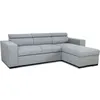 Image de Canapé d’angle réversible convertible VICOMTE CASAPY Gris coffre 3-4 places 118x190