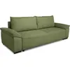 Image de Canapé convertible NORMAN CASAPY coffre de rangement 217 L tissu olive