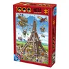 Image de Puzzle 1000 pièces : Cartoon Collection : Tour Eiffel DToys