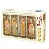 Image de Puzzle Mucha Les Moments de la Journee 1000 pieces