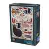 Image de Puzzle Andrea Kürti Wild Animals 500 pieces