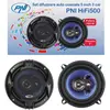 Image de PNI, Haut-parleur hifi auto, Haut-parleurs coaxiaux pour voiture HiFi500, 100W, 12,7 cm, 3 voies, lot de 2 (100 W, 12.70 cm)
