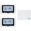 Image de PNI Thermostat intelligent CT400 sans fil, avec WLAN, contrôle de 2 zones via Internet, pour les, Thermostat, Blanc