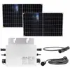 Image de Pni Kit Solaire Photovoltaïque Green House M600 Avec Micro-onduleur Et 2 Panneaux Solaires 375w