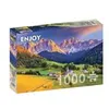 Image de Puzzle 1000 pièces Enjoy - Église dans les Dolomites, Italie