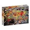 Image de Puzzle 1000 pièces Enjoy - Carte du monde aux épices