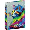 Image de Puzzle 1000 pièces ENJOY - Chat brillant et papillon