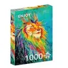 Image de Puzzle 1000 pièces ENJOY - Lion arc-en-ciel