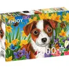 Image de Enjoy Puzzle ENJOY-1916 - Puppy Garden, puzzle, 1000 pièces (1000 pièces)