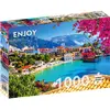 Image de Enjoy Puzzle ENJOY-2092 - Assos Village in Cephalonia, Greece, puzzle, 1000 pièces (1000 pièces)