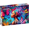 Image de Enjoy Puzzle Puzzle 1000 pièces - Reine des papillons (1000 pièces)