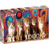 Image de Enjoy Puzzle Puzzle 1000 pièces - Cinq chats (1000 pièces)