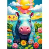 Image de Puzzle 1000 Pièces : Hippopotame ensoleillé