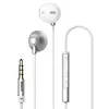 Image de Baseus filaire écouteur dans l'oreille casque avec micro stéréo basse son 3. 5mm jack écouteurs argent + yokuli® boîte de rangement bleu