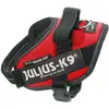 Image de Julius-K9 IDC harnais Power, mini-mini, rouge (XS, Chien, Général), Collier + laisse