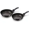 Image de BerlingerHaus Set de cuisson, Poêle + casserole, Noir, Gris
