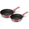 Image de Set de 2 Poêles à Frire Induction 22-26 cm Aluminium, Antiadhésif Titane, Berlinger Haus, I-Rose, , Rose