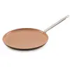 Image de Poêle à crêpe professionnelle en aluminium avec revêtement antiadhésif - Diamètre 280mm