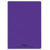Image de Lot de 10 Cahiers piqûre, 96 pages, Grands carreaux Seyès, Format 21 x 29,7 cm, Couverture polypro VIOLET