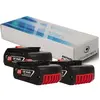 Image de Lot de 3 batteries pour Bosch GSR 18 VE-2-LI perceuse visseuse 4000mAh 18V - Visiodirect -