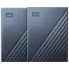 Image de WD My Passport for Mac 5TB Type C Blauw - Duo pack (5 To), Disque dur externe, Bleu