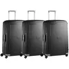 Image de Samsonite S'Cure Spinner 75cm Black Triple Kofferset, Valise, Noir