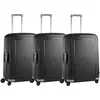 Image de Samsonite S'Cure Spinner 69cm Black Triple Kofferset, Valise, Noir