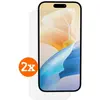 Image de Bluebuilt Apple iPhone 16 Screenprotector Glas Duo Pack (2 pcs, Apple iPhone 16), Téléphone portable : film de protection, Transparent