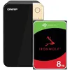 Image de QNAP TS-264-8G (1 x 8 To, Seagate Ironwolf), NAS