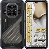 Image de CUBOT Kingkong X Téléphone Portable 32Go 512Go Android 14 10200mAh 33W 6.58 FHD+ 120Hz 100MP Double Écran 5G Dual SIM NFC Telephone de Chantier-noir