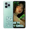 Image de FOSSiBOT S1 Smartphone 5G 24GB+128GB 6.745 caméras 50MP NFC Android 14 téléphone-Vert