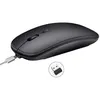 Image de Souris Sans Fil, Souris Sans Fil Rechargeable Par USB, Souris D'ordinateur Portable Souris De Bureau 2,4G Silencieuse
