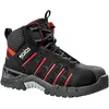 Image de Jalas, Chaussures de travail, Botte 9975 Exalter noir rouge S3 Gr. 43 (S3, 43)