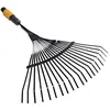 Image de Balai à feuilles - FISKARS - Quikfit - 20 dents - Tête en acier - Largeur 430 mm