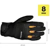 Image de Fiskars, Gants de protection, 1071129 Gant pour hache et outil, taille 8 1 paire (8)