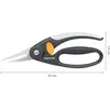 Image de Fiskars, Sécateurs, Ciseaux à poisson 7cm