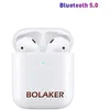 Image de Écouteurs BOLAKER I200 TWS Sans Fil Compabitlbe avec iOS et Android, Blanc