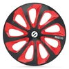 Image de 4 Enjoliveurs Noir/rouge Sparco Sicilia 14 Pouces