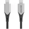 Image de Vention TAAHF Câble USB-C vers USB-C 60W 1m USB (gris) (1 m, USB 3.2 Gen 1, 60 W), Câble USB